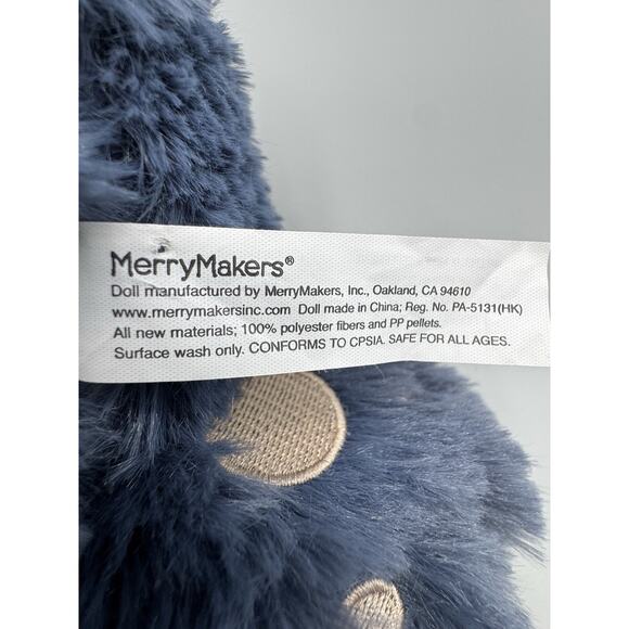 Merry Makers Mother Bruce Grumpy Bear Plush Blue Stuffed Animal 12” - Picture 10 of 11